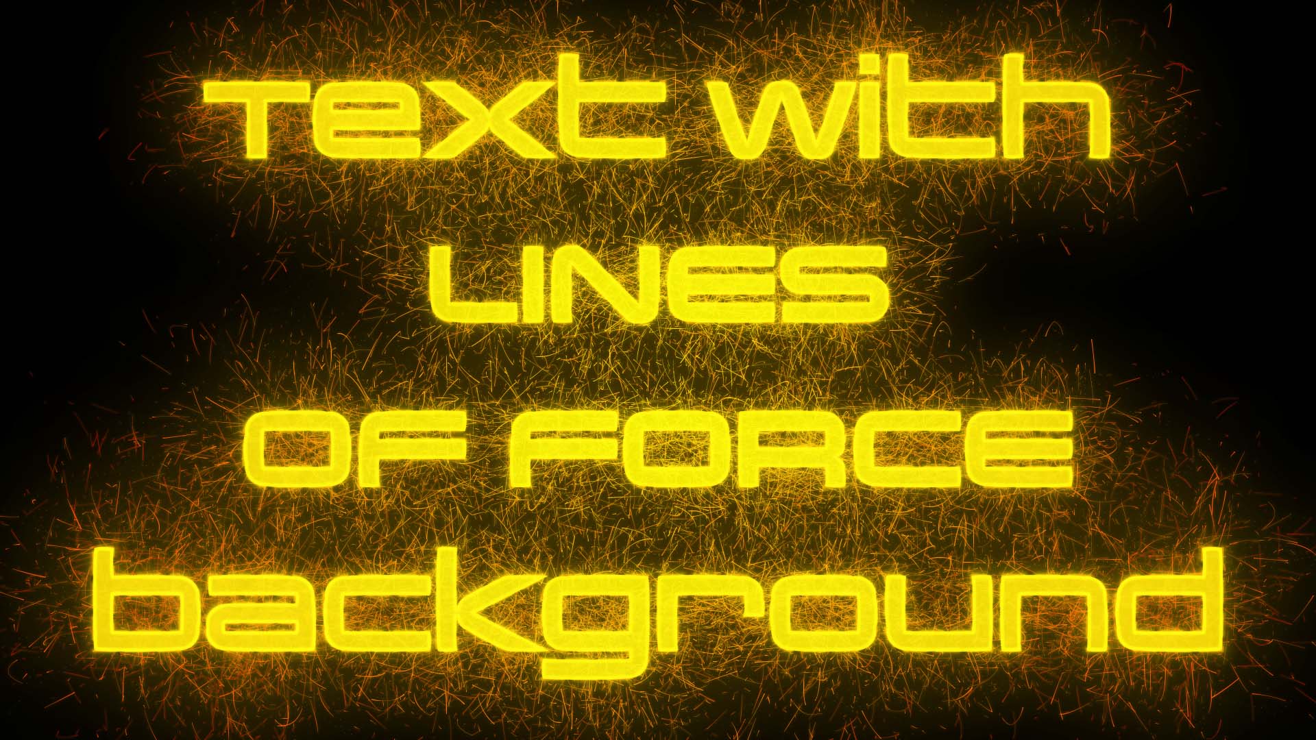 Text with lines of force background (Adobe Illustrator graphic style) - Web147.cz